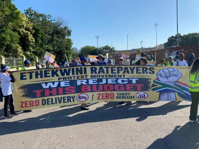 Durban Residents Protest Proposed Budget, Citing Mismanagement and Tariff Hikes